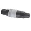 C Type Pneumatic Fittings Plastic Steel Self Locking PU Tube Quick Connector Compressors