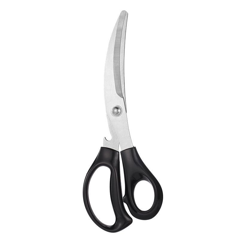 Stainless Steel BBQ Scissors & Tongs Set for Kitchen and Korean BBQ