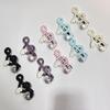 Unique Music Note Hair Clip Comfortable Wear Acrylic Hair Barrette Spring Side Clip For Music Festival Event Celebration