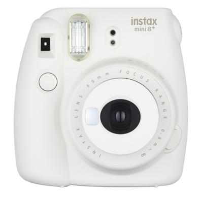 FUJIFILM Instantní fotoaparát Instax Mini8 Plus s objektivem a originálním poutkem na ruku Vanilka INS MINI 8P VANILLA Detail