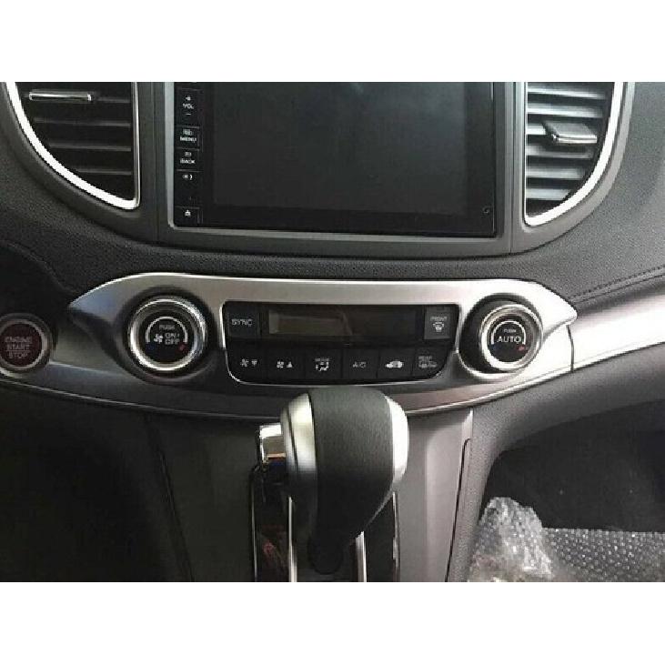 Matte Silver Center Console AC Switch Panel Trim 2012-2016 For Honda CR-V EX 1Pc