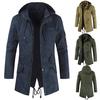 Men's Autumn Washed Jacket Youth Hooded Casual Jacket