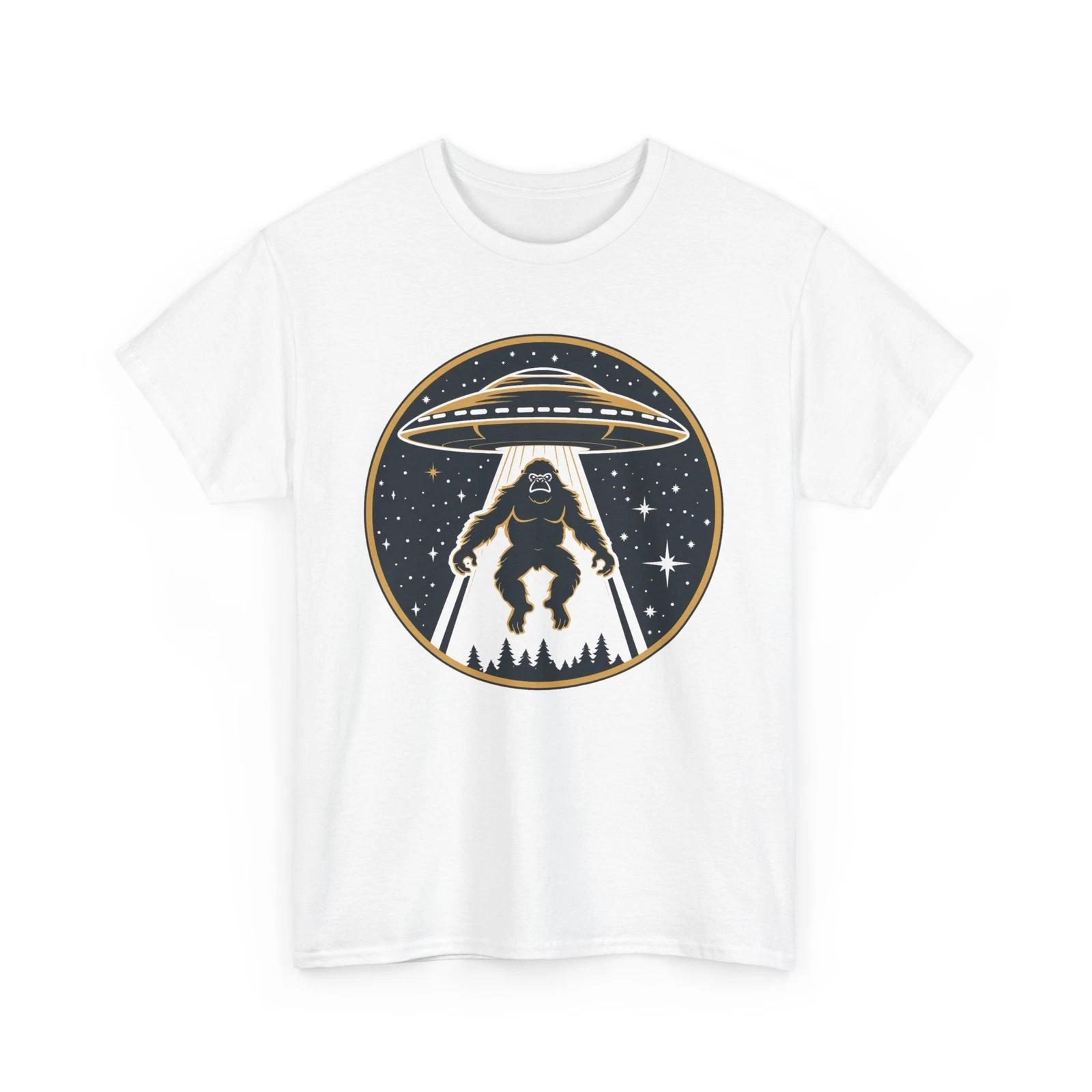 UFO Scene T-Shirt | Alien Graphic Tee | Cosmic Style for All S