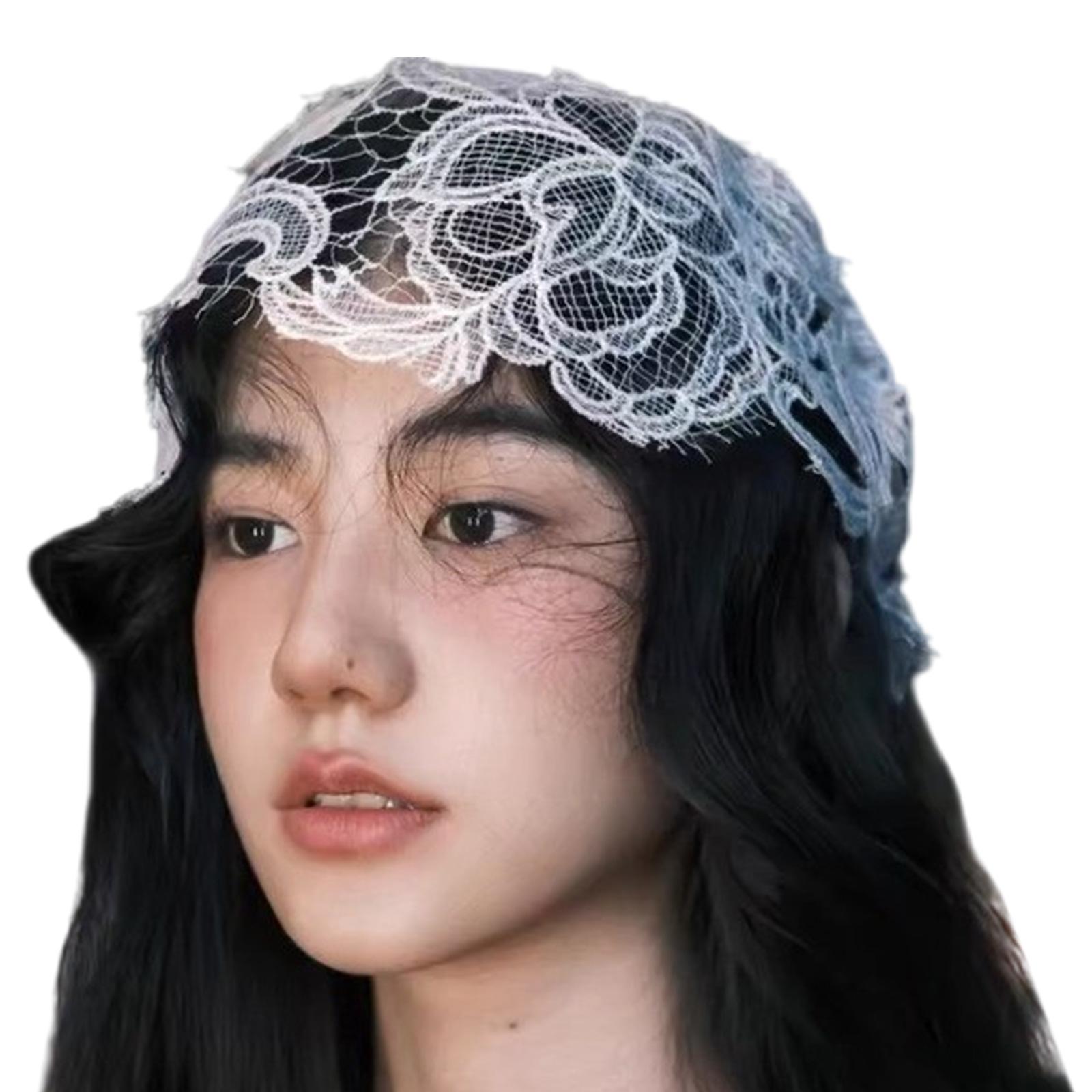 

Элегантная белая свадебная шляпка, шляпка, отделанная кружевом, удобная шляпка для свадебной церемонии для невесты и гостей белый