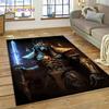 3D Anubis Pharaoh Horus Egyptian Mythology Gods Carpet Rug for Home Living Room Bedroom Sofa Doormat Decor,Area Rug Non-slip Mat