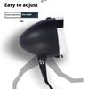 3LED Retro Bicycle Headlight Type-C Charging Vintage Classic Bikes HeadLamp 3 Light Modes Front Light Cycling Accessories