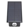 Solar Wall Lights Waterproof Decorative Outdoor Up and Down Fence Light for Yard Garden Warm Light