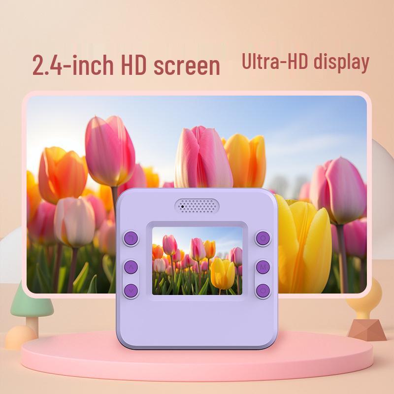 Children's Instant Print Camera: Mini Polaroid, Bluetooth, HD Digital Photography - Perfect Student Holiday Gift