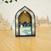 Creative Night Light Ornament Moon Eid Wooden Decoration Eid Desktop Ornament  Afternoon Tea