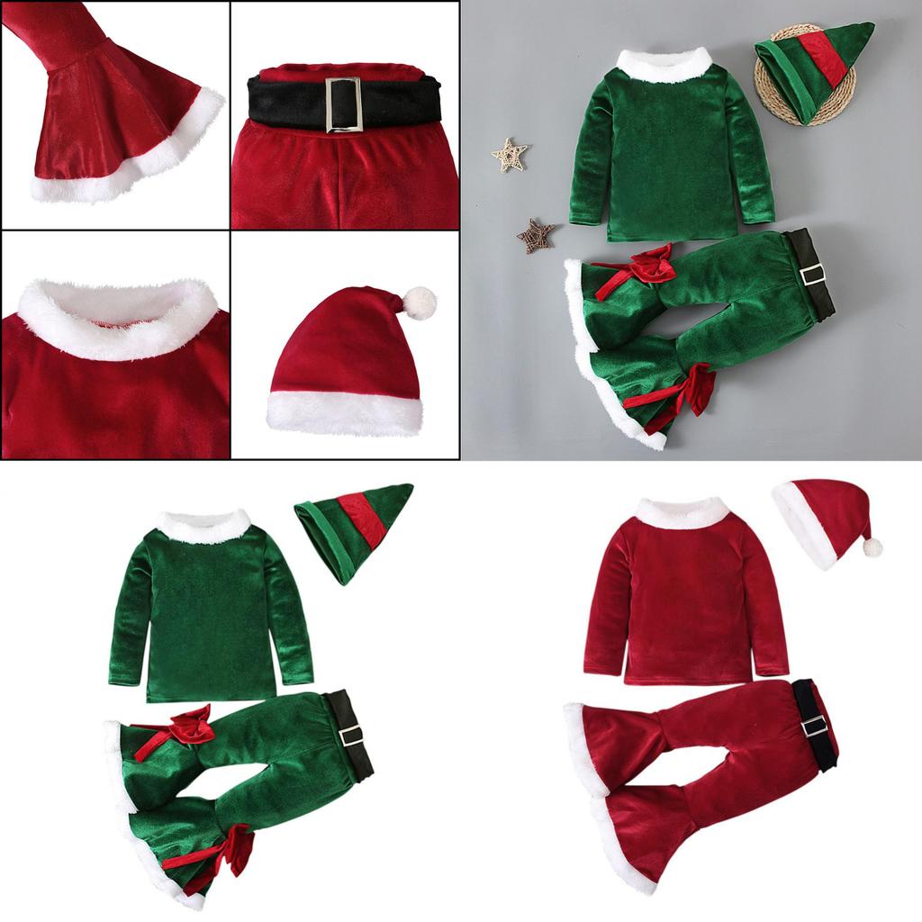 Soft Comfortable Toddler Holiday Party Set For Little Girls