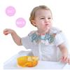 Baby Bib Set of Baby Aprons for Stylish Gift Elf-feer Bibs, 360, Waterproof, 6, Mealtimes, Petal-Shaped, (Color 4)
