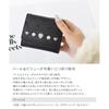 [SecretDoor] black trifold wallet ladies mini wallet small wallet woman trifold wallet Mitsuori wallet mini cute compact folding wallet Life easy to