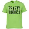 Cotton Short Sleeve Peaky Blinders T Shirt Men Summer Style Casual T-shirt  Printed Hombre Tops Homme Clothes F22