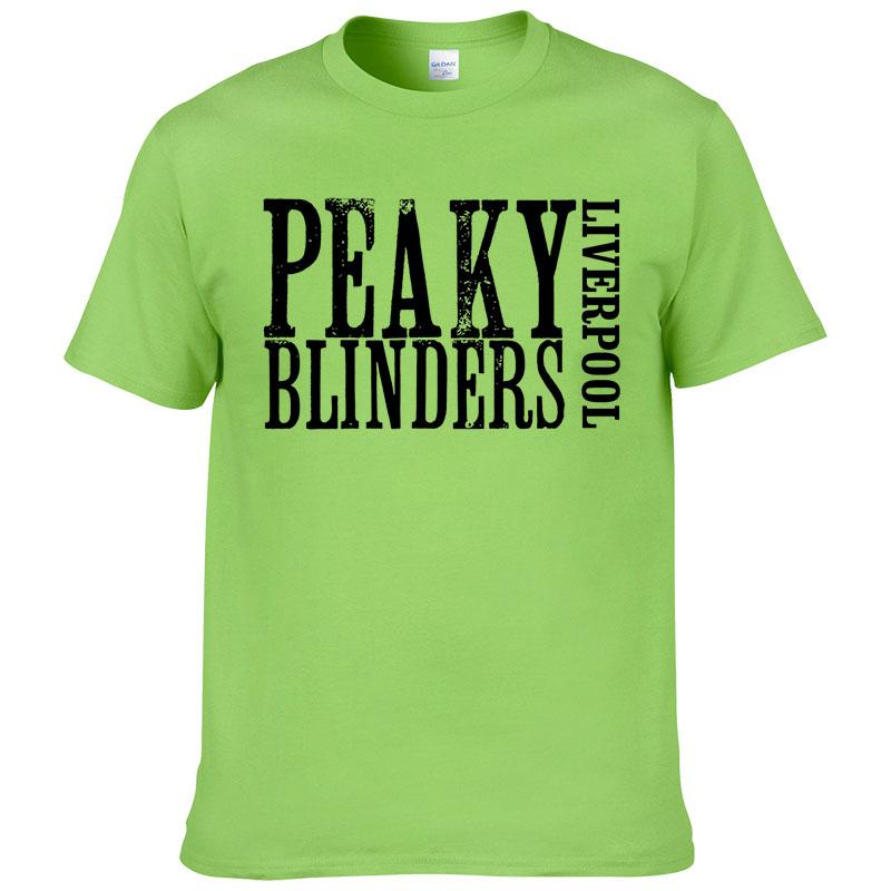 Cotton Short Sleeve Peaky Blinders T Shirt Men Summer Style Casual T-shirt  Printed Hombre Tops Homme Clothes F22