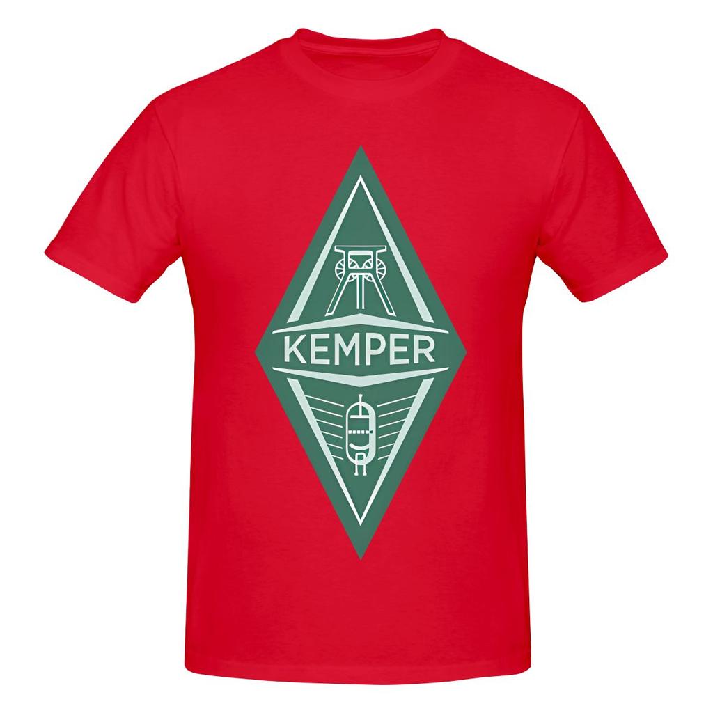 Logo  Kemper Audio Amp Amplification Drapey Tshirt Commuting Vibe Quickdrying Basic Tee