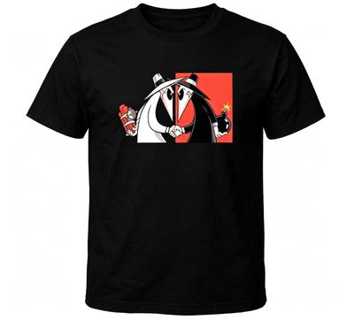 Retro Spy Cartoon Graphic T-Shirt Funny Vintage Tee SIZE S-5XL