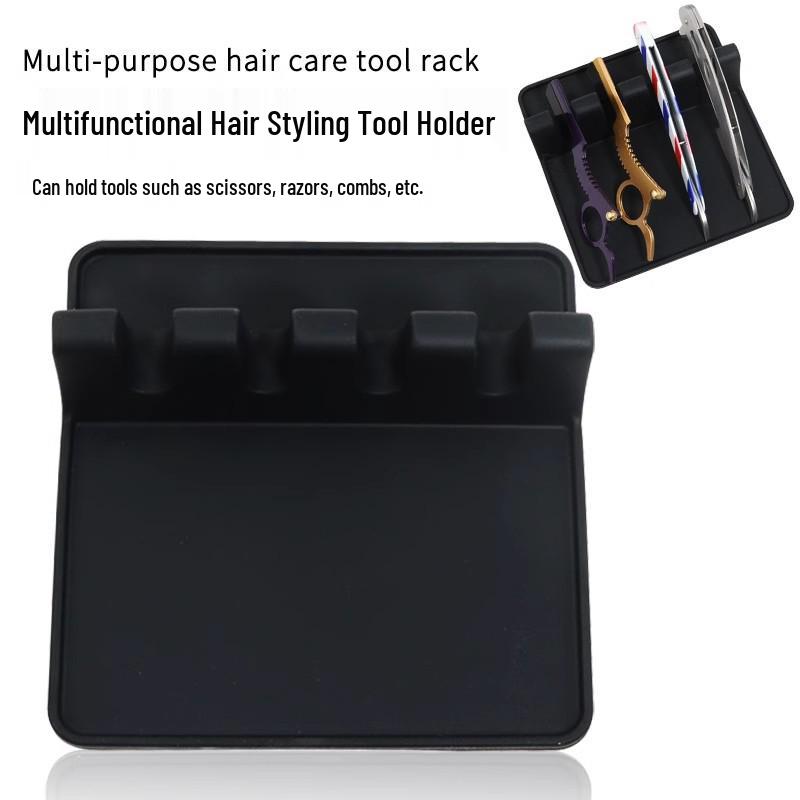 Silicone Non-slip Hairdressing Razor and Scissor Holder