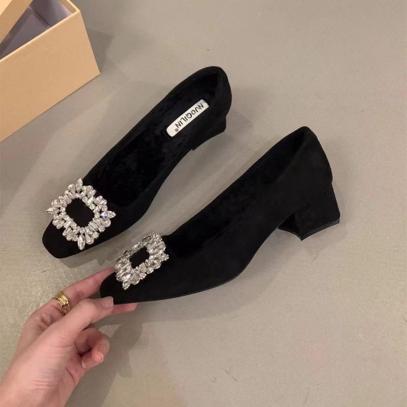 African Woman Shoe 2024 Casual Heels Square Toe Sexy Pump Chunky Sandals Basketball Platform Burgundy Straps Latest Retro