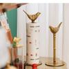 Brass Tissue Holder Kitchen Vertical Oil-absorbing Roll Paper Towel Rack Table Top Storage Decorative Ornaments
