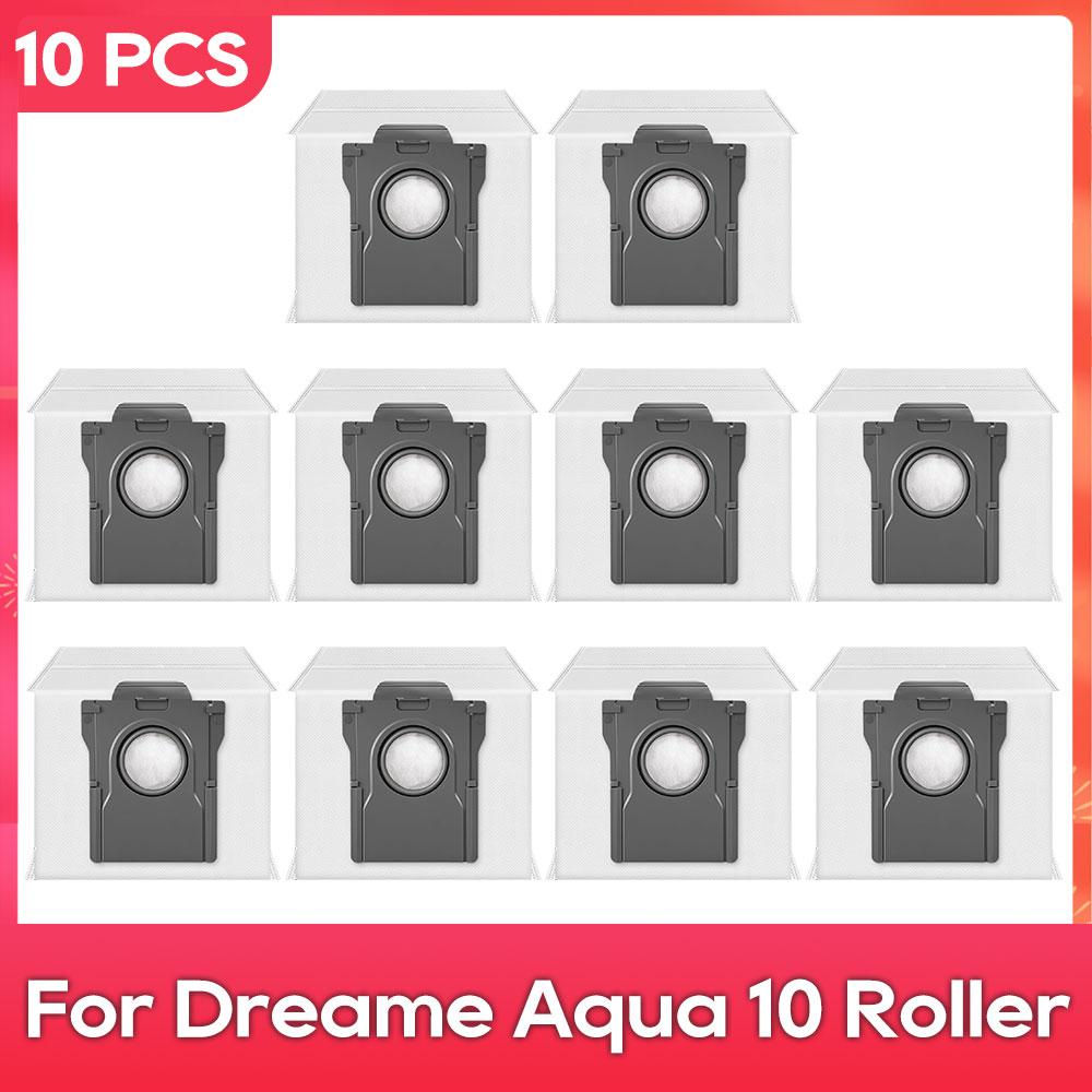 Fit For ( Dreame Aqua 10 Ultra Roller Complete, Aqua 10 Ultra Track ) Parts Accessories Main Side Brush Filter Mop Dust Bag