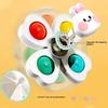 Baby Sucker Fidget Spinning Toys Dining Table Bathroom Window Travel Fun Spinner Toy 3 Pcs Infant Sensory Stress Reliever Gift