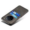 For Vivo X100 Ultra 5G Case Dual Card Slots PU Leather + Hard PC Phone Cover