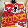 1Pc Kansas City Print Flannel Blanket, High Quality Comfortable for All Seasons, Home Decor, Warmth and Comfort, Perfect for Gifts
