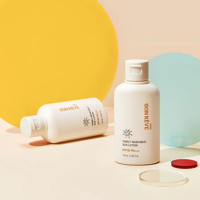 Kids Family Washable Sun Lotion 120ml X 2
