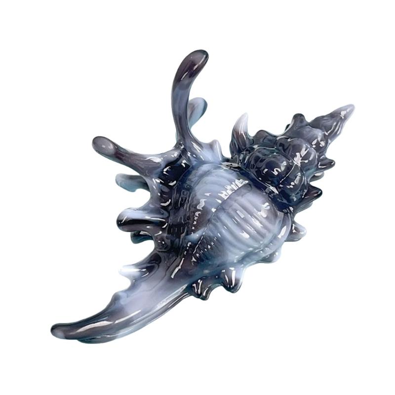 Vibrant Conch Charm Hair Claw Hairpin For Women Summer Vacation Headdress Securely Hold Beach Styling Tool