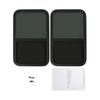 2 Pack 18x30 Inch Black RV Window Vertical Slide For Travel Trailer Camper Van With Tinted Glass And Screen Replacement