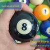 Standard American Billiard 16-Ball Set: Black 8 & 9-Ball with Large Numbers