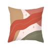 Sofa Pillow Cover Nordic Simple Abstract Office Cushion Peach Skin Pillow Cover
