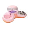 Non-slip Base Pet Dogs Cat Bowls Automatic Water Dispenser Slow Feeding Water Bowl for Feeding Puppies Indoor Food Dish