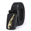 Leopard Automatic Button Head Men'S Dress Belt Men'S Green Business Casual Pants Belt