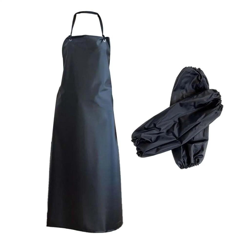 Waterproof PVC Apron Thickened Catering Work Clothes Reusable Kitchen Cooking Apron  Men Women
