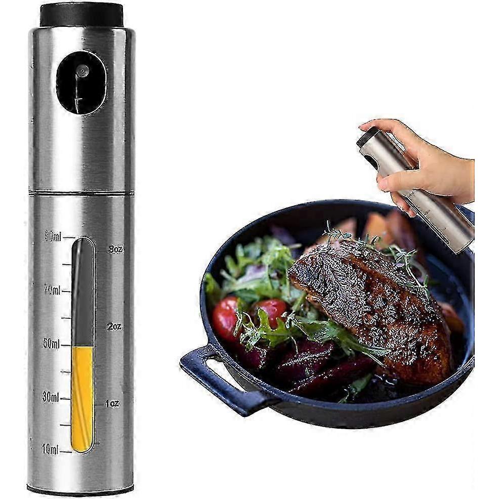 Olive Oil Spray Stainless Steel Kitchen Oil Spray With Scale Food Oil Spray Apply To Bbq