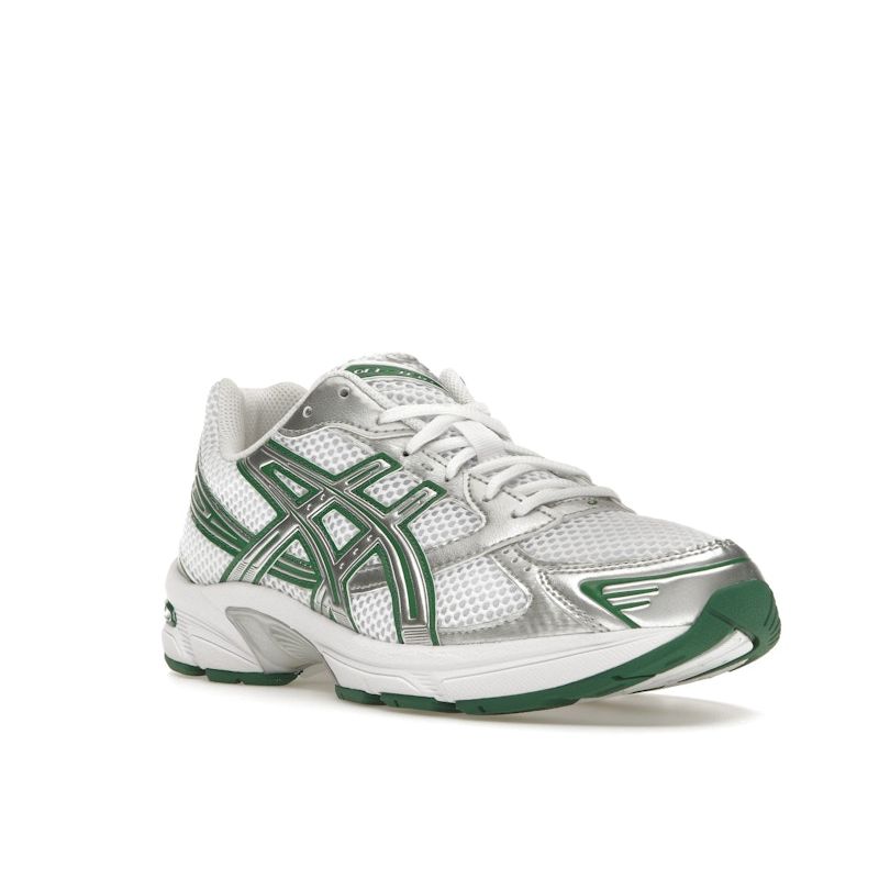 Asics Gel 1130 White Silver Green Unisex Sneakers 1203A701-100