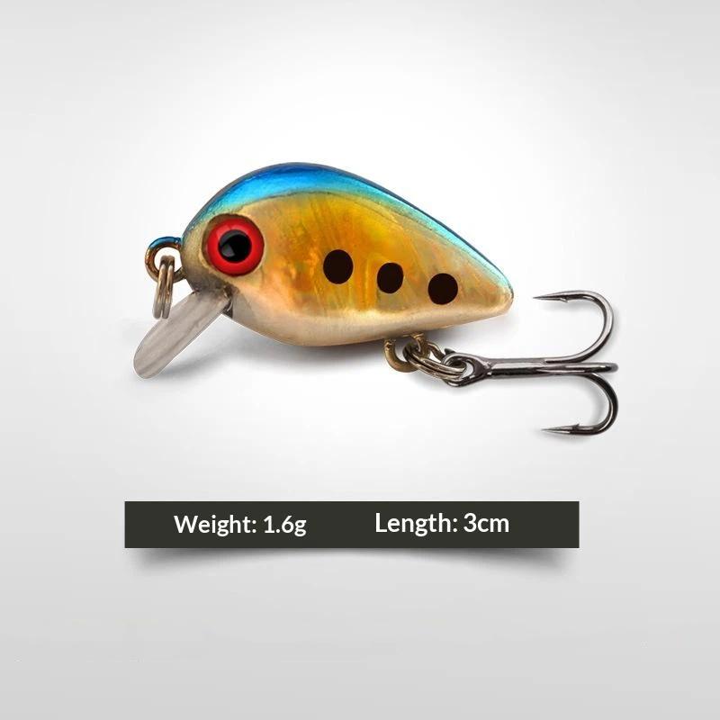 5.8Cm 6G Fishing Lures Sinking Micro Minnow Wobbler Artificial Hard Bait Fishing Accessories Mini Stream Bass Bait