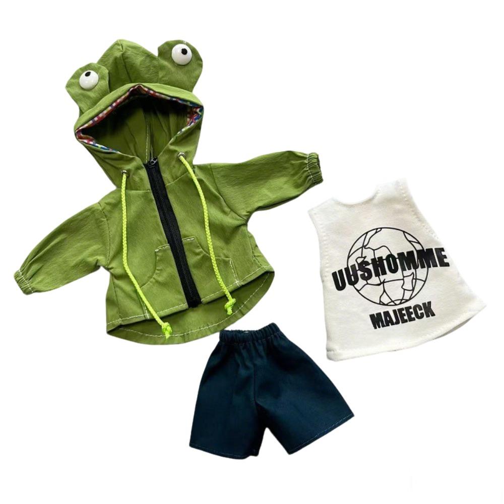 Mini 1/6 BJD Doll Outfit Set Cartoon Doll Overall Suit for 1/6 BJD Dolls Doll Accessories