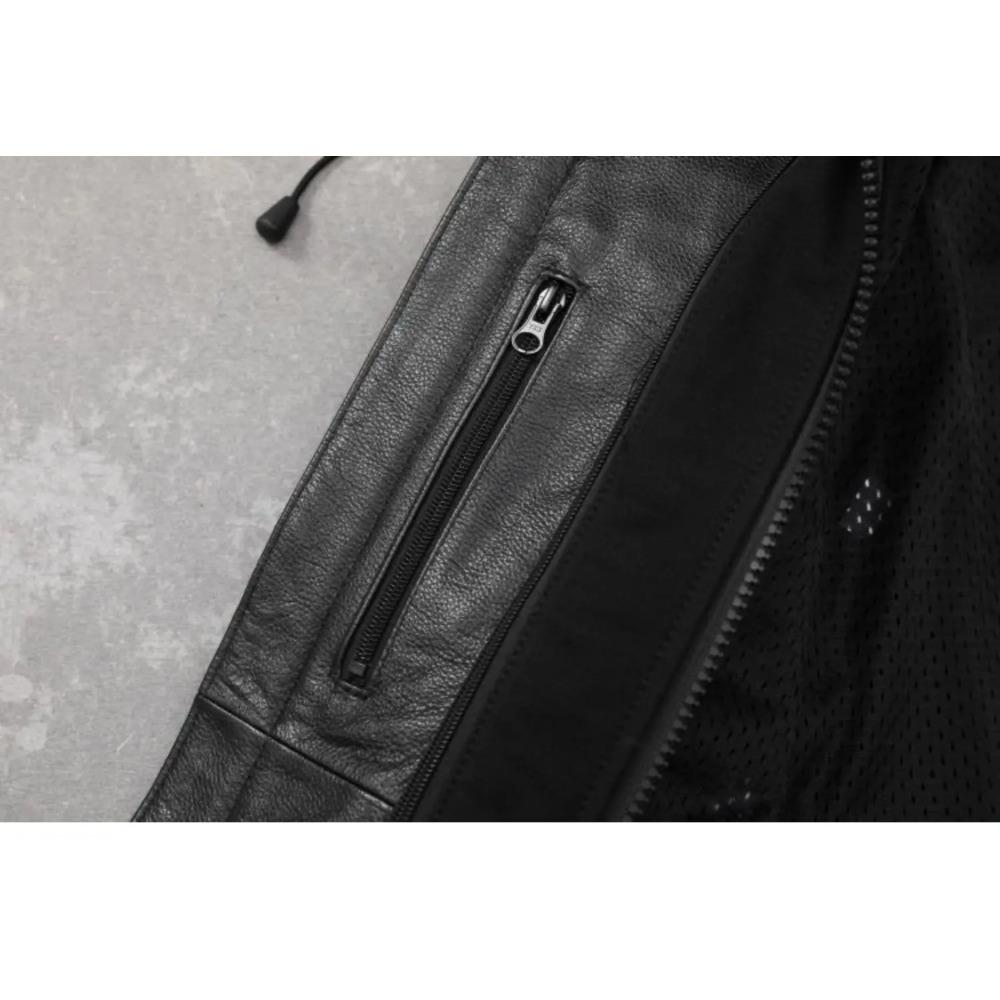 Chinese Size Heavy Motorcycle Jacket Hood Genuine Cowhide Men Leather Jacket Riding Biker Coat Winter Motorbike Jackets Warm Jaquetas