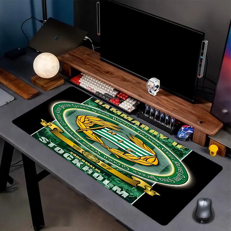 Hammarby IF Print Mouse Pad, Anti‑Slip Desktop Keyboard Mat, for PC Laptop Gaming Working Daily Use, Cool Festival Birthday Gift