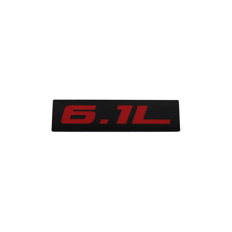 Premium 6.1L 6.1 L for Universal car Engine Hood Fender trunk Tail Rear Bonnet Nameplate Decal Emblem Badge Sticker