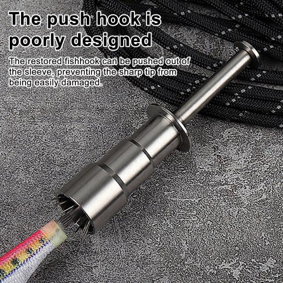 Stainless Steel Squid Hook Corrector Ergonomic Octopus Jig Hook Deformation Repairer Fixer Maintenance Tools Fishing Tackle Accessories