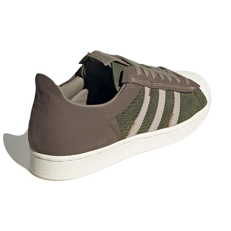 Adidas Originals Superstar Ws2 Comfortable Lightweight Durable Low-Top Skate Shoes Unisex Sneakers Brown GY0010