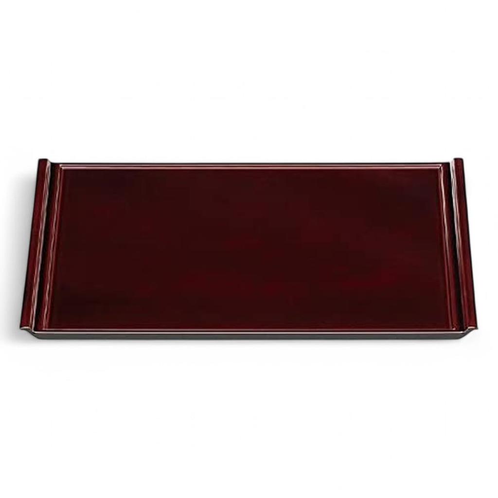 Made In Bishamonten Lacquer X X J-kitchens Placemat, Tray, Japan, Practical, 3-Shaku Flight, (39.4cm 27.6cm 1.9cm)