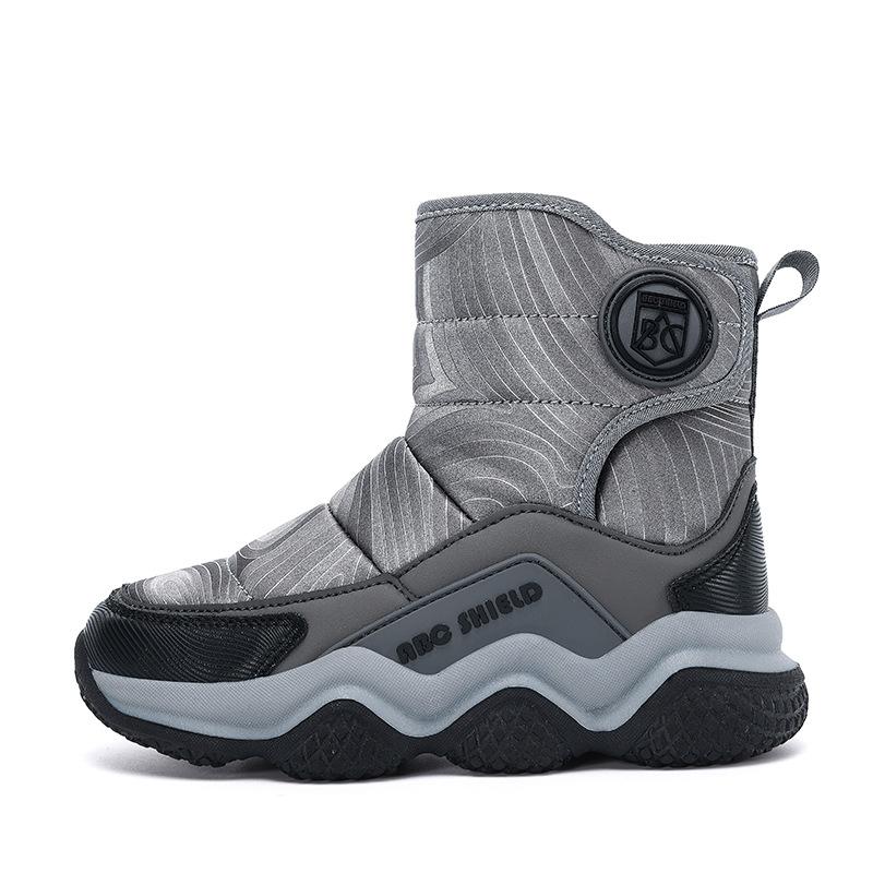 Ventes directes d'usine bottes de neige pour enfants 2026 hiver nouveau velours épaissi chaud chaussures pour enfants chaussures d'hiver pour enfants du nord-est