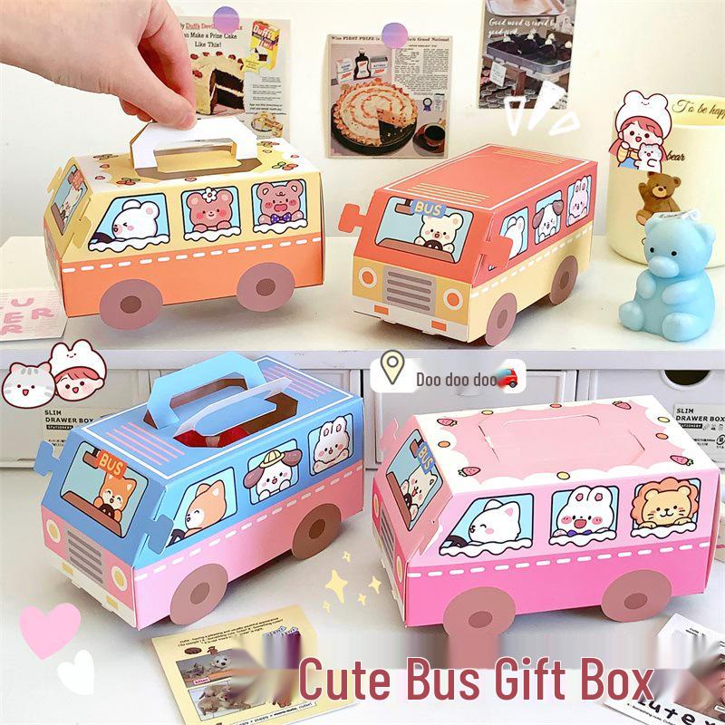 Festive Cartoon Car Candy Box - Baby Gift & Birthday Souvenir