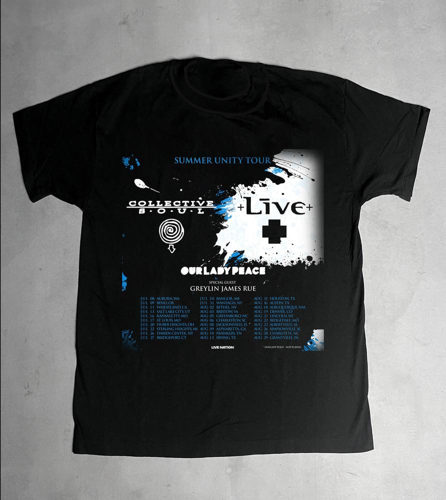 

Collective Soul Tour 2025 Band Gift For Fan S to 5XL Tshirt QT381 Unisex T-Shirt S