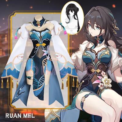 RUAN MEL Cosplay Kostýmy Honkai Star Rail Karneval Uniform Anime Halloween Kostýmy Hra