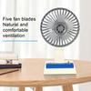 Vintage Desk Fan Adjustable Speed USB Rechargeable Summer Cooling Fan Strong Wind Quiet Portable Outdoor Travel Personal Fan
